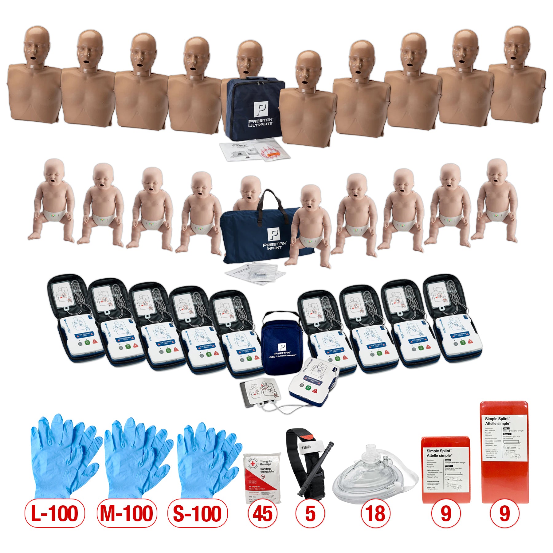 First Aid & CPR Trainers, Small Starter Kit