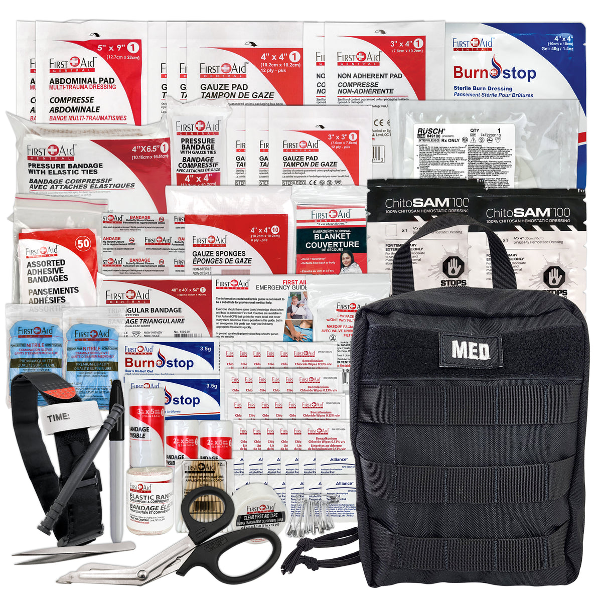 Elite Trauma IFAK, Nylon, Black - Large