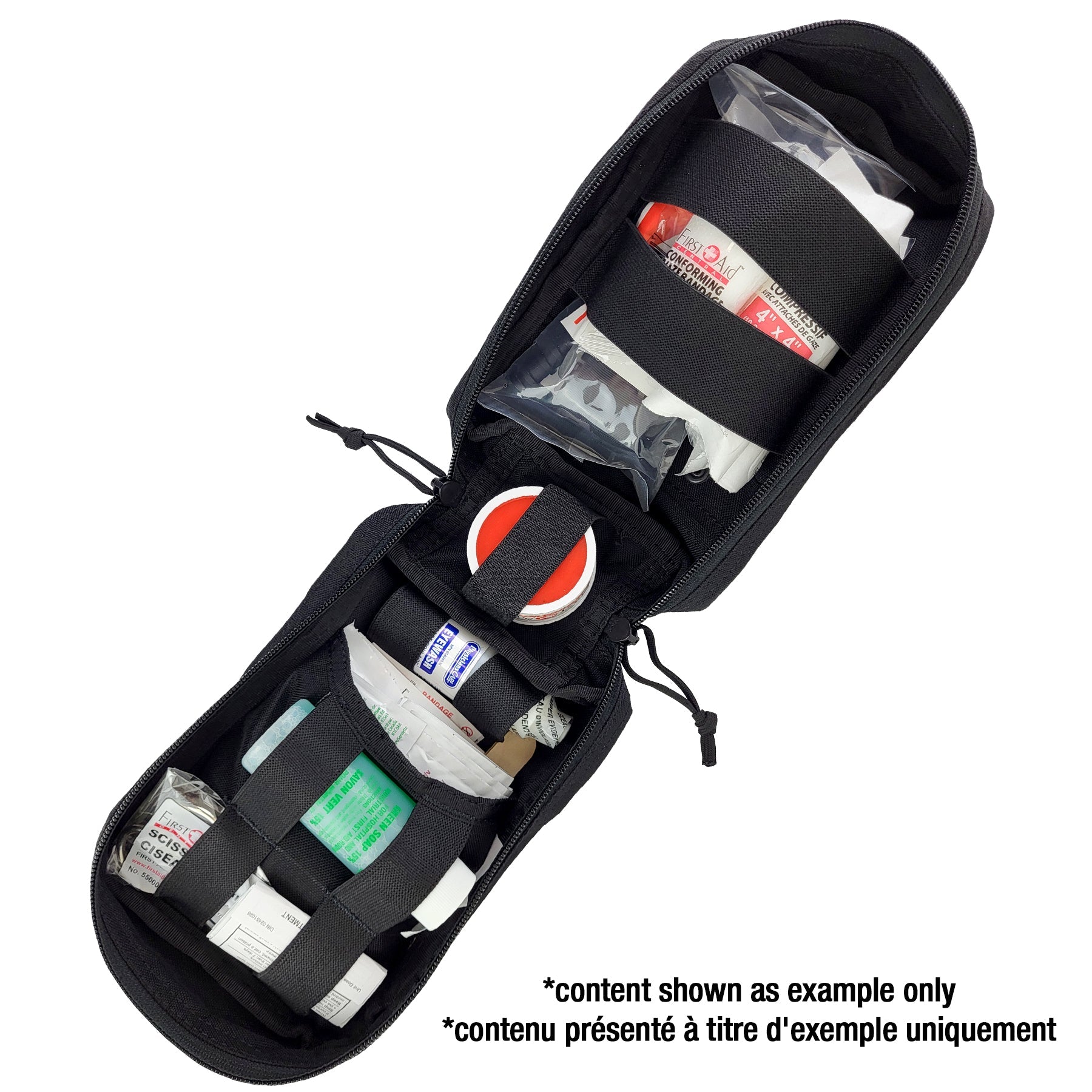 EMT IFAK Tactical Pouch, Black, Small (empty)