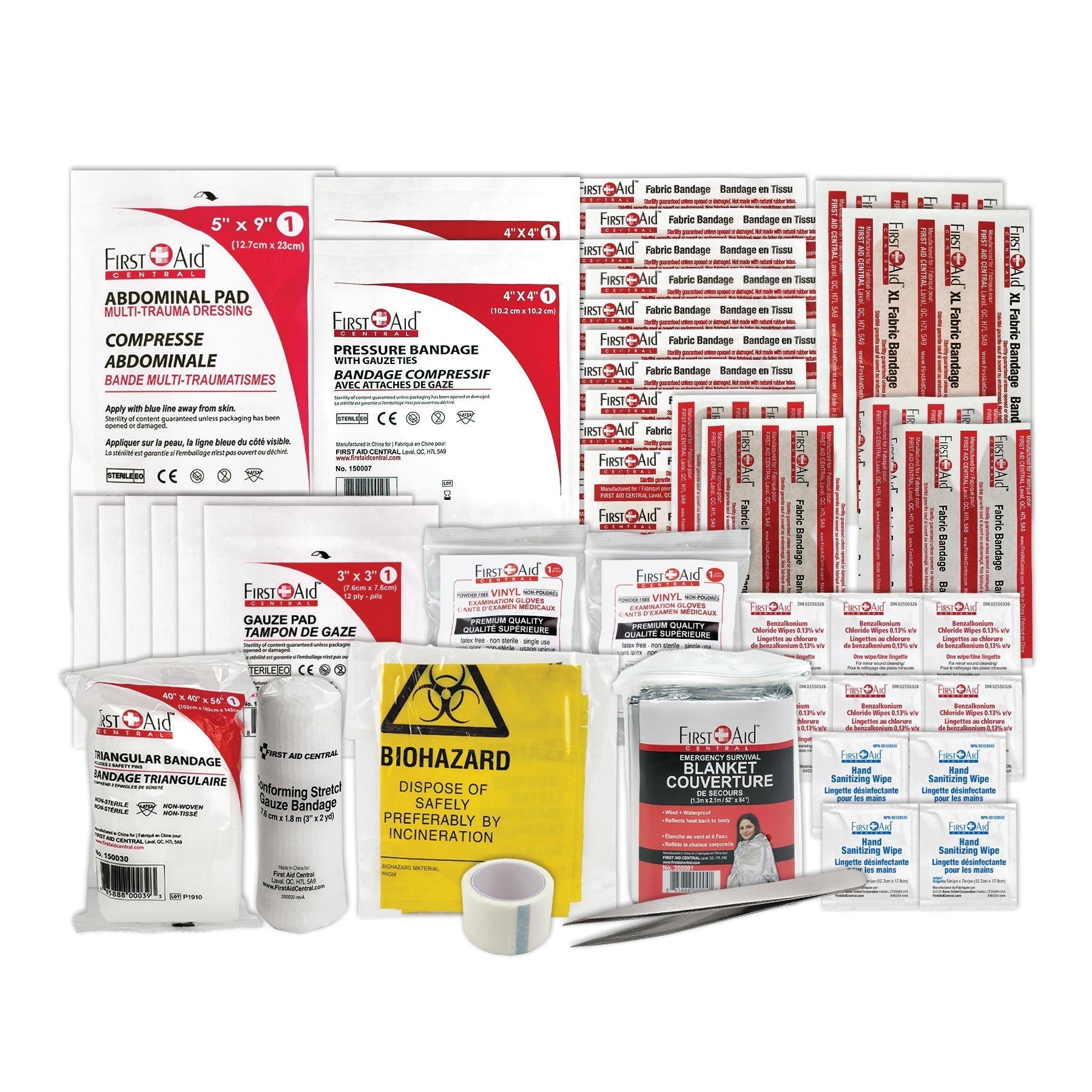 Type 1 First Aid Kit – CSA Z1220-24 Standard Requirements