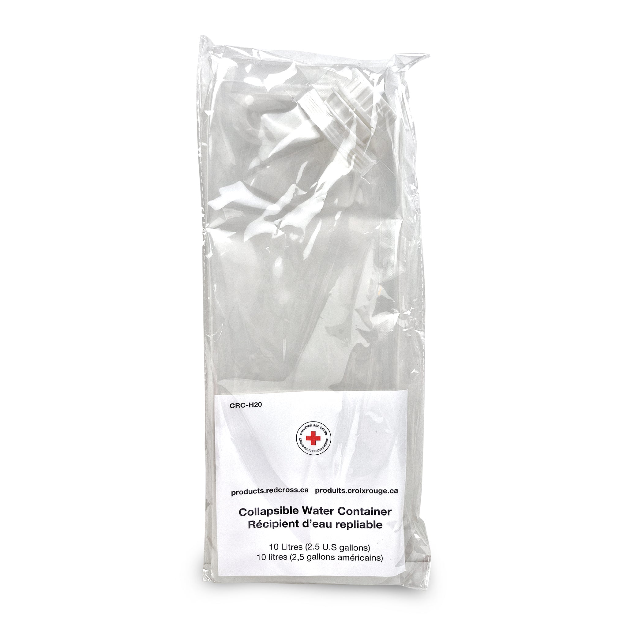 Canadian Red Cross 10L Collapsible Water Container – Emergency Hydration Storage