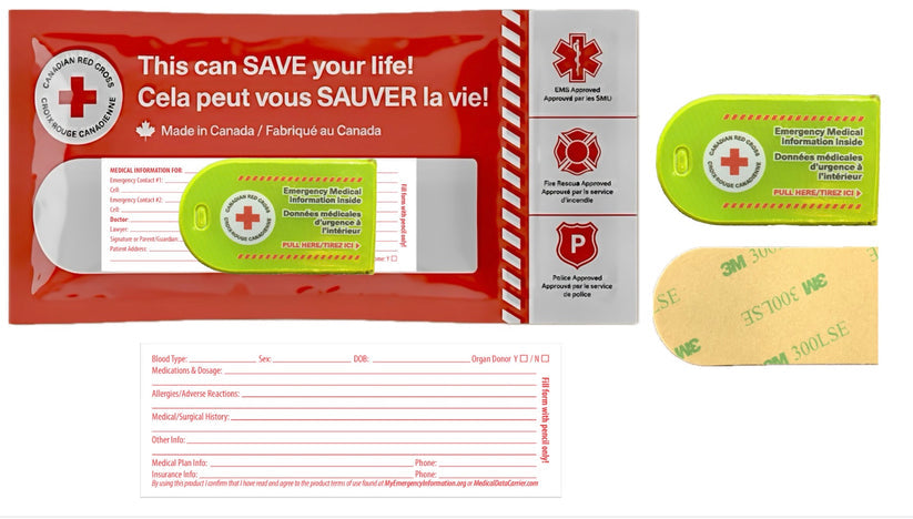 My Emergency Information Tag (CRC) - Single