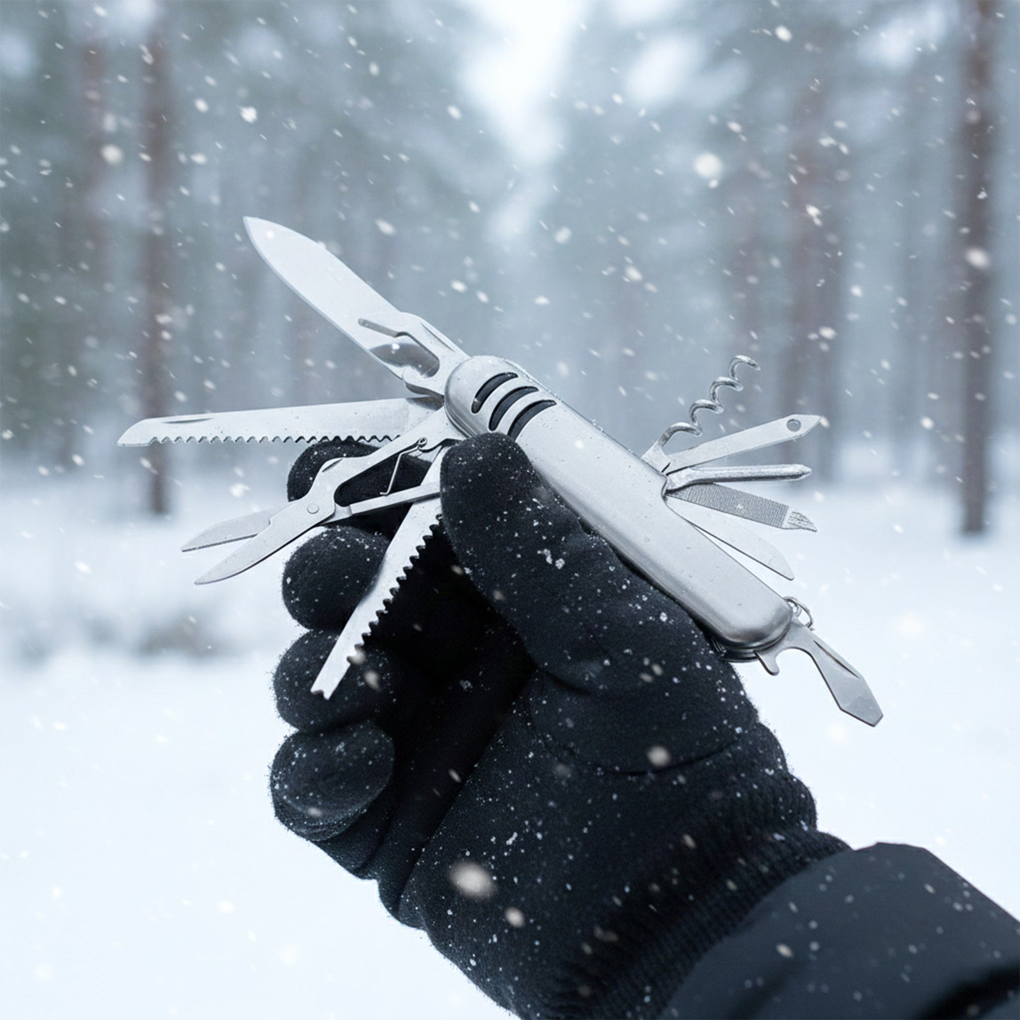 11-in-1 Multi-function Pocket Knife – Survival Utility Tool