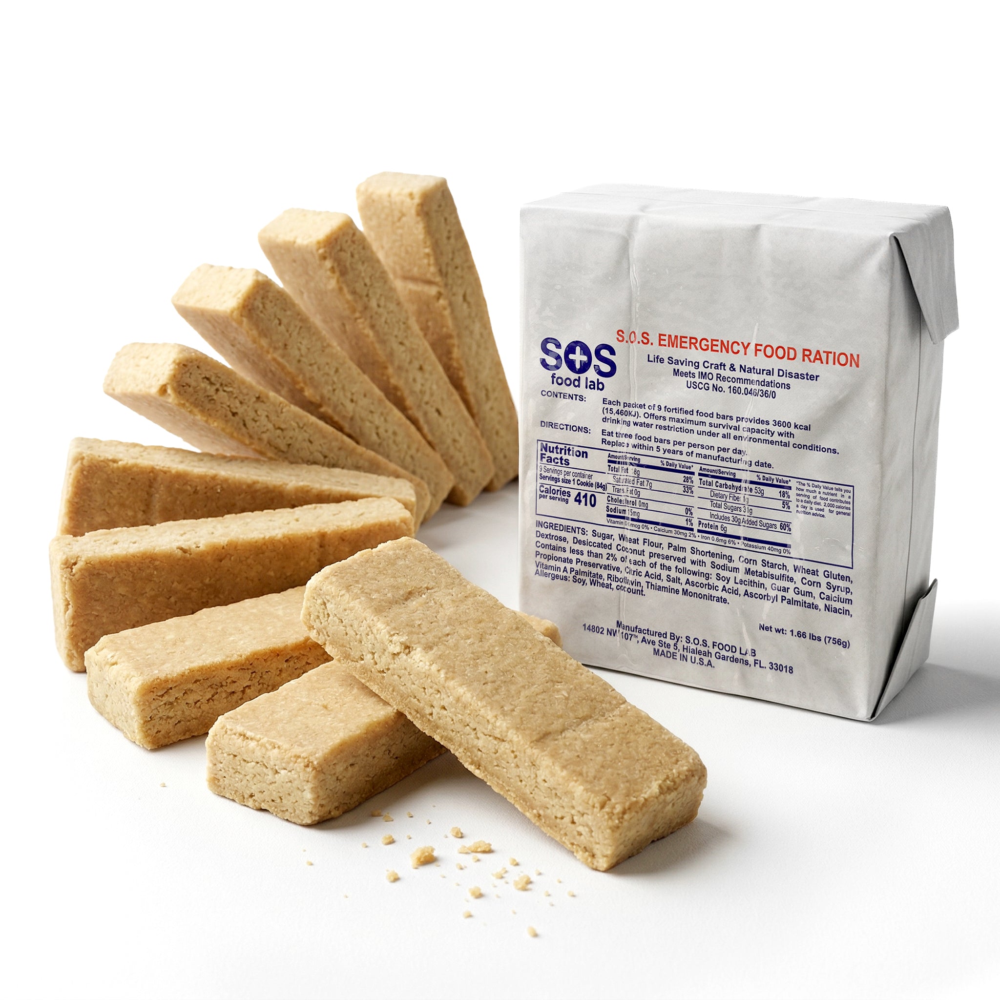 Emergency Food Rations – 5-Year Shelf Life Survival Bars