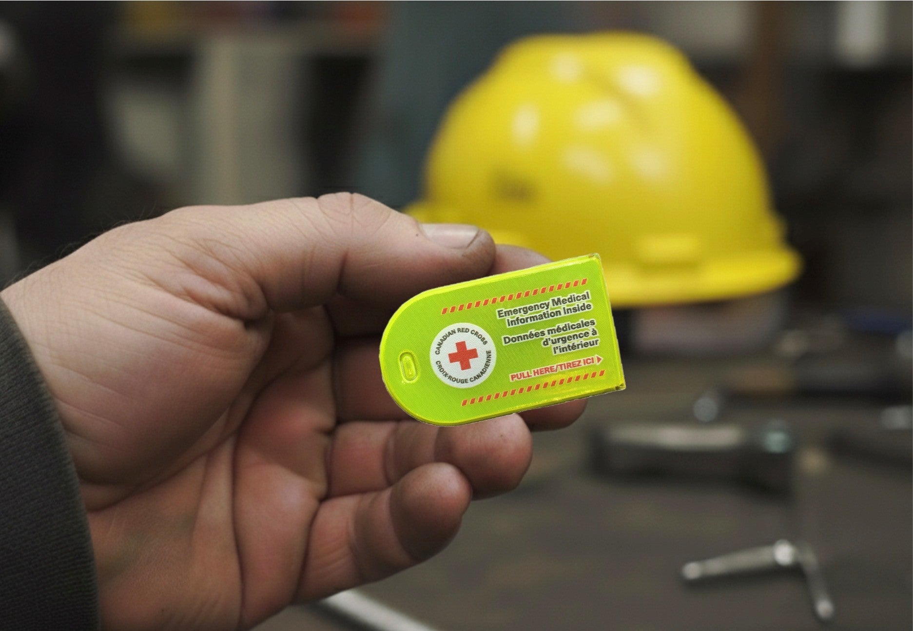 Ensemble d'identification médicale et d'urgence avec étiquette 911 (lot de 2) pour siège auto