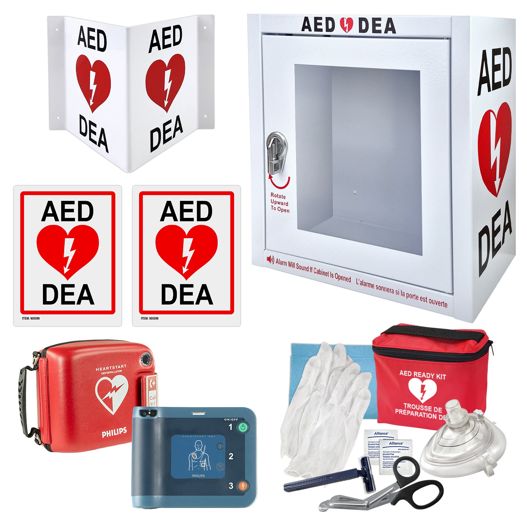 Philips HeartStart FRx Defibrillator Package