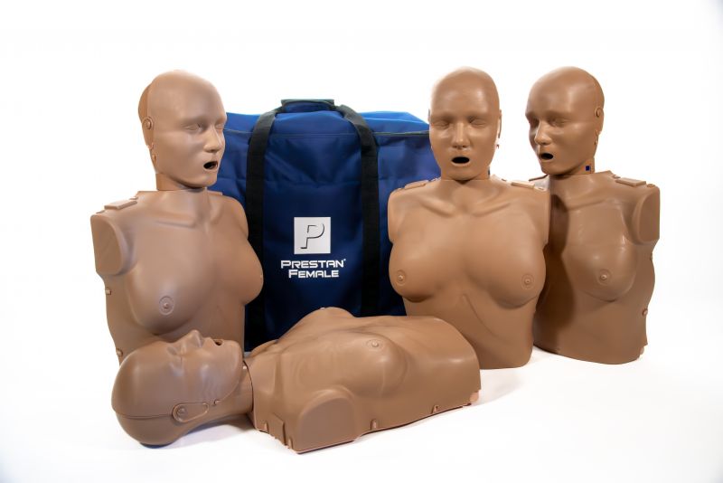 <tc>Mannequin professionnel féminin adulte PRESTAN avec CPR Feedback sur la réanimation cardio-pulmonaire</tc>