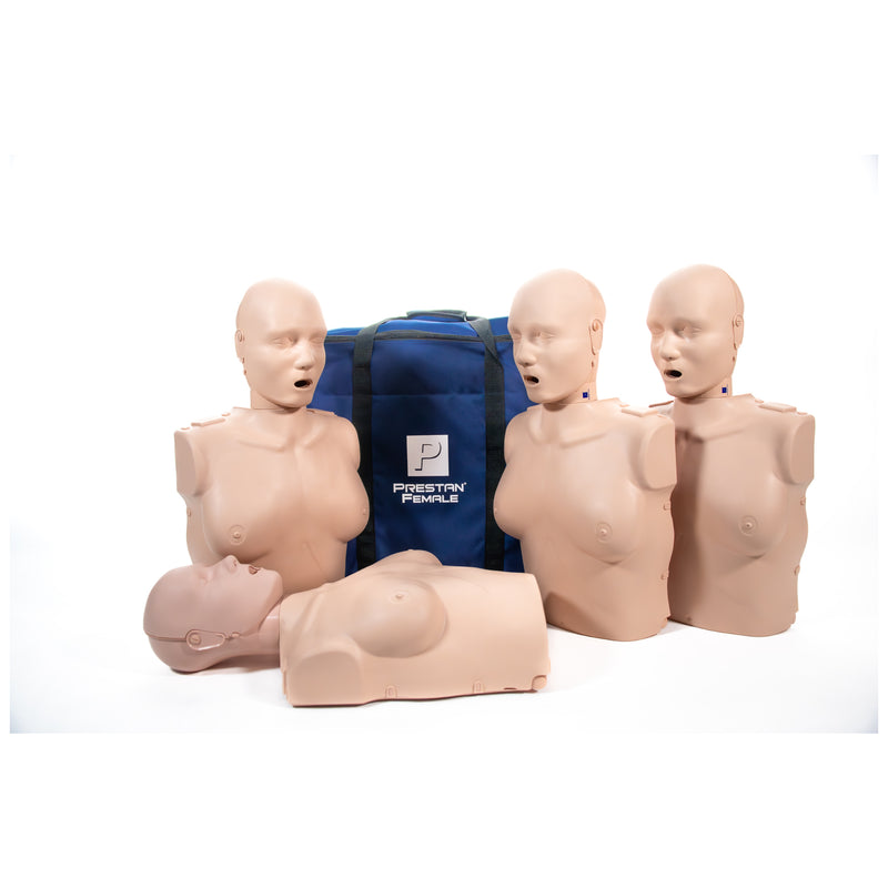 <tc>Mannequin professionnel féminin adulte PRESTAN avec CPR Feedback sur la réanimation cardio-pulmonaire</tc>