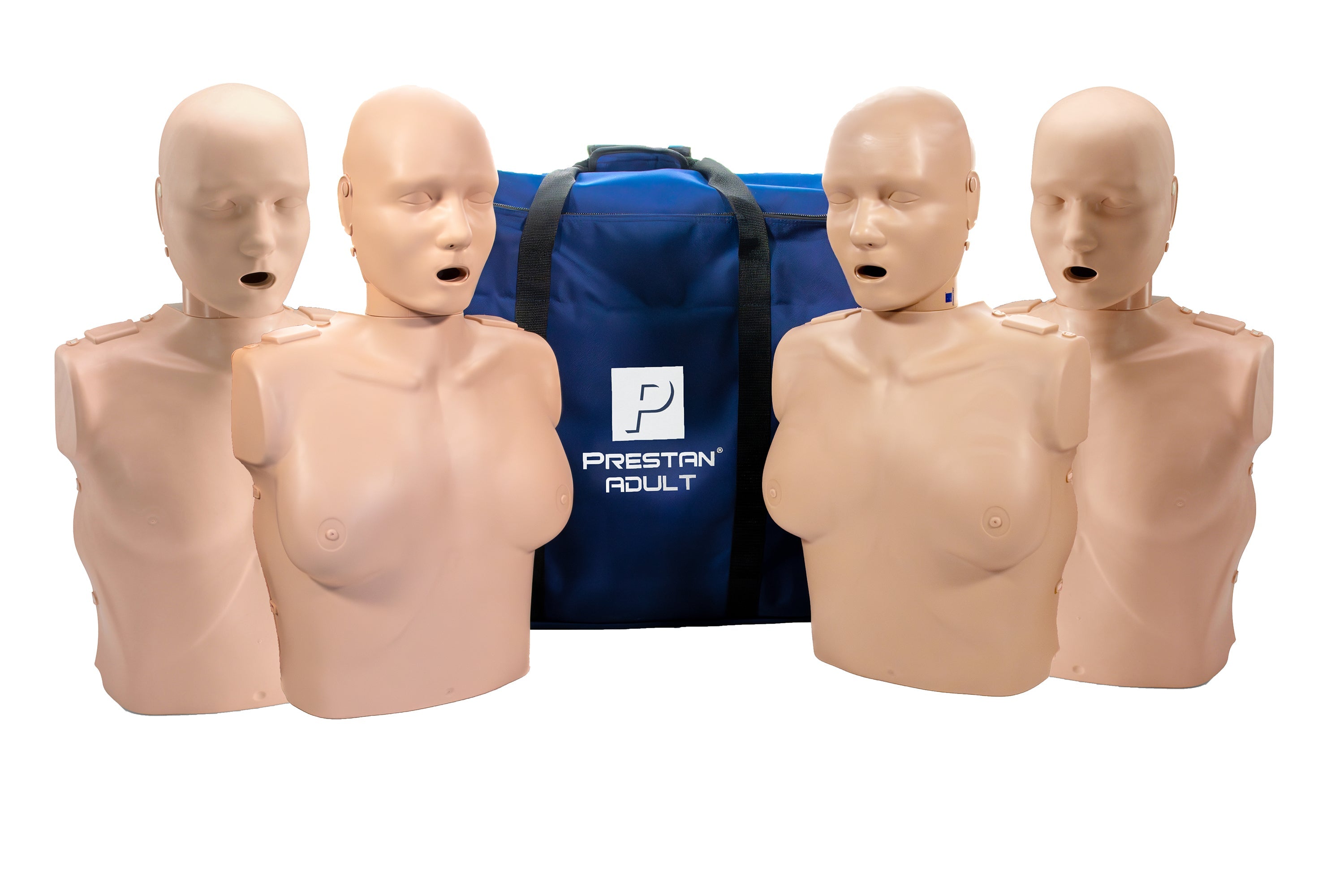 PRESTAN Professional Adult and Female Manikin with CPR Feedback, 4-Pack