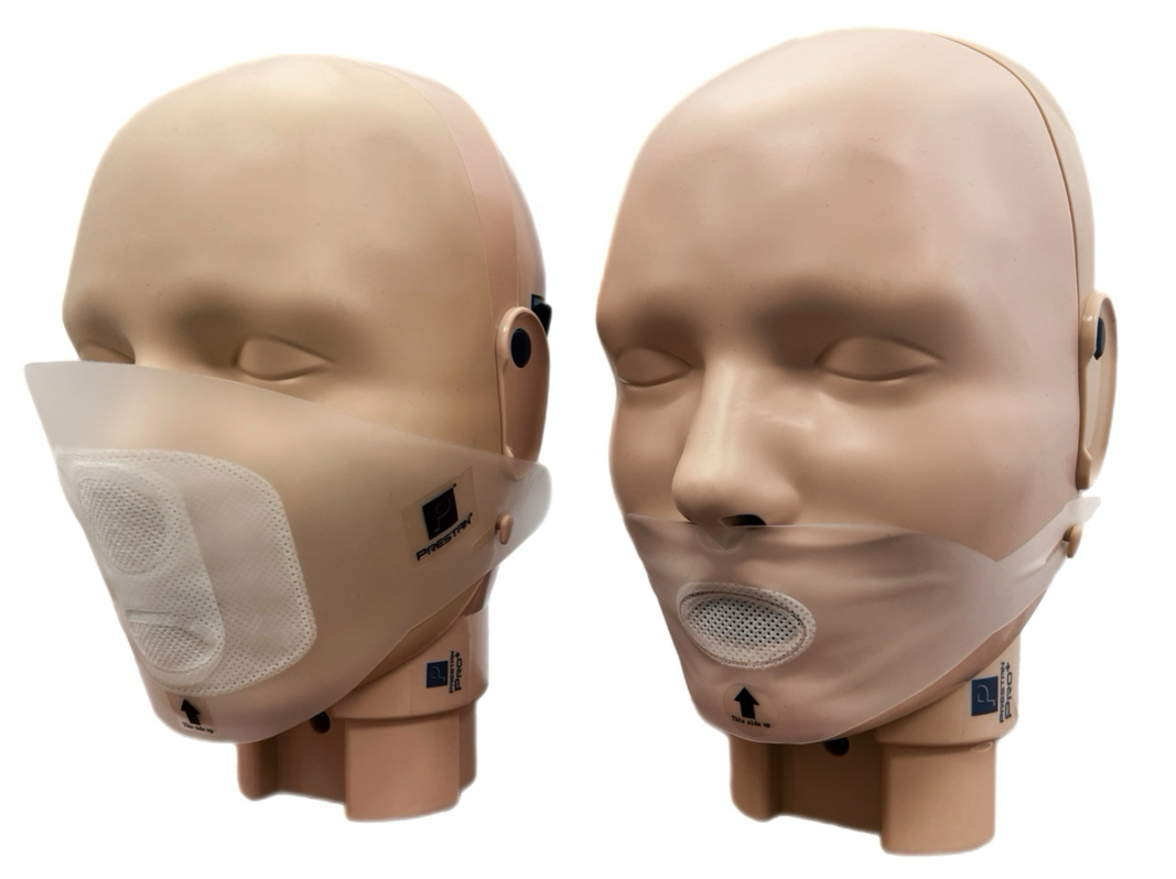 PRESTAN PRO+ Adult Face Shields, 50-pack