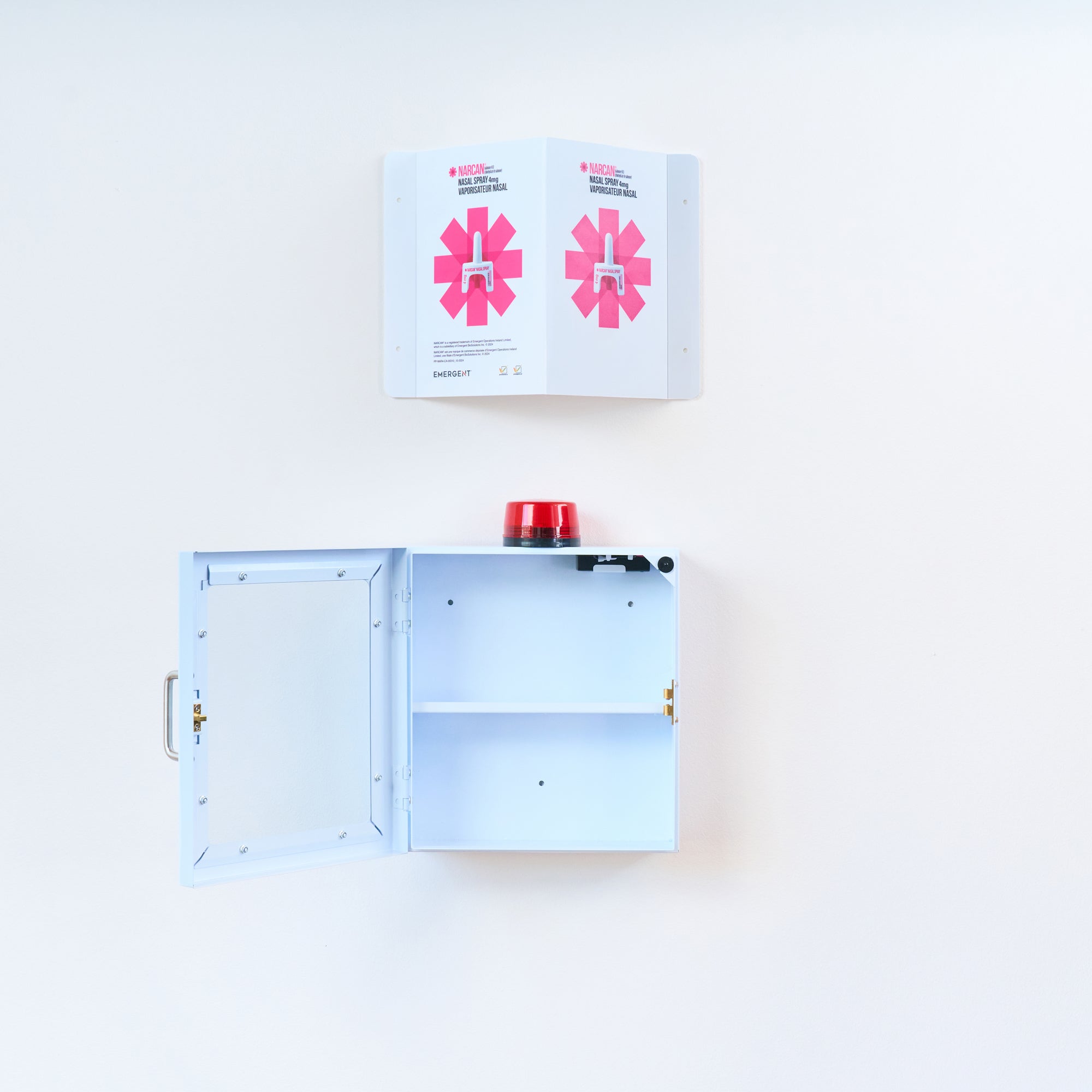 NARCAN® Nasal Spray Wall Cabinet and Orientation Panel