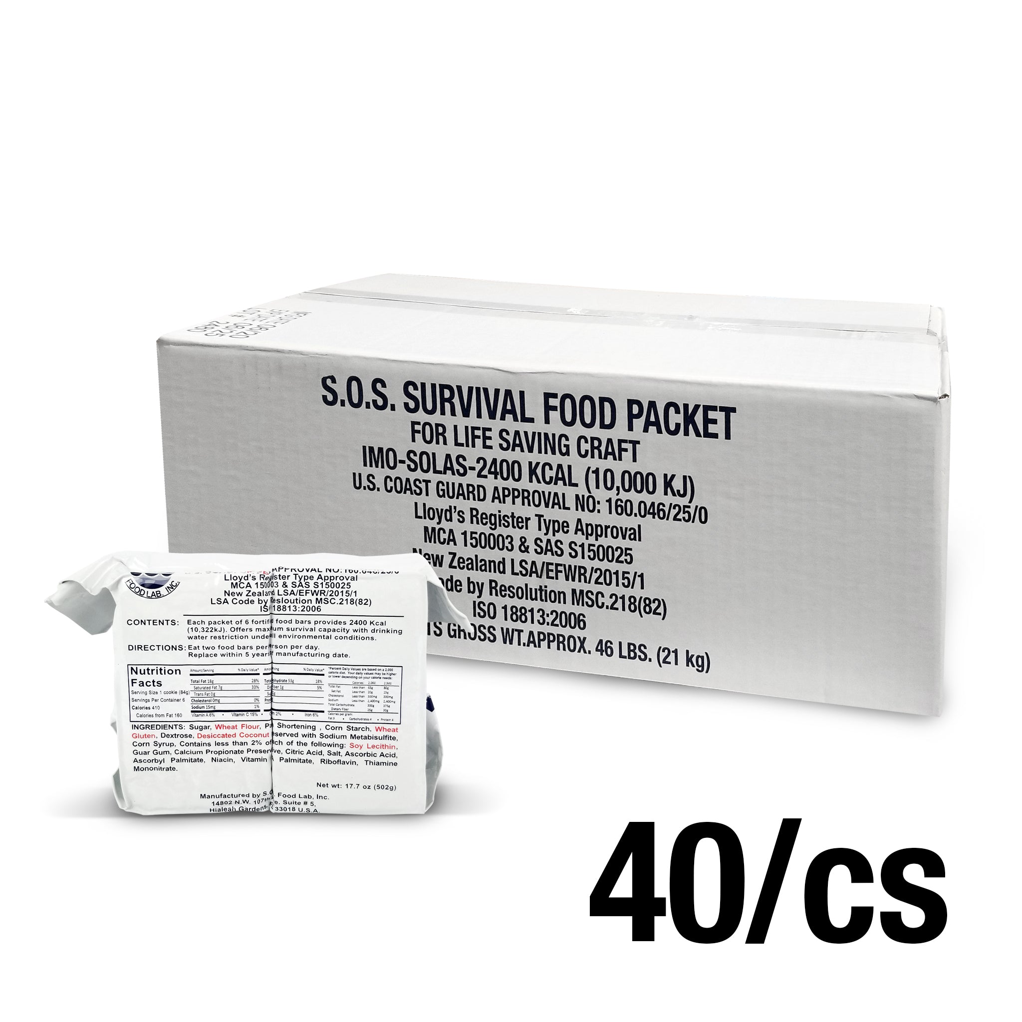 Emergency Food Rations – 5-Year Shelf Life Survival Bars