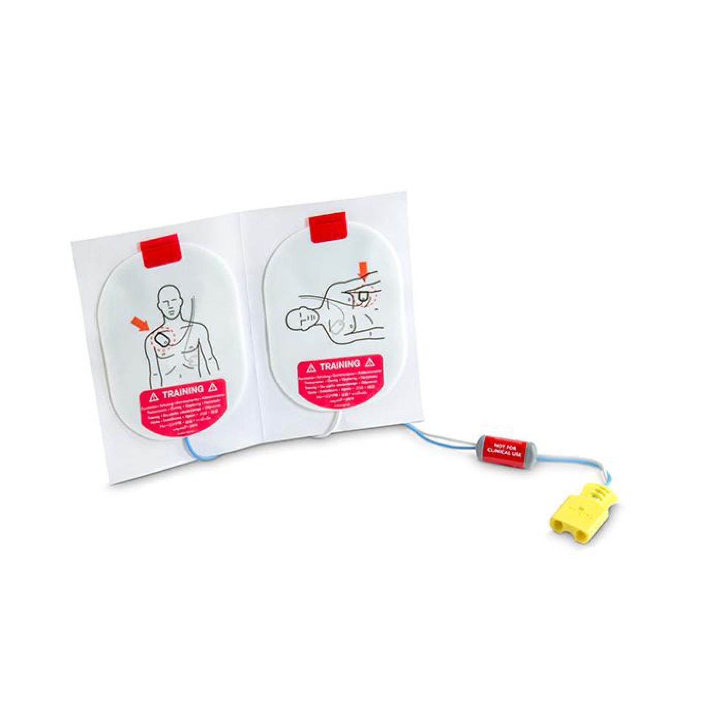 Replacement training electrodes for FRx or FRx Trainer AEDs