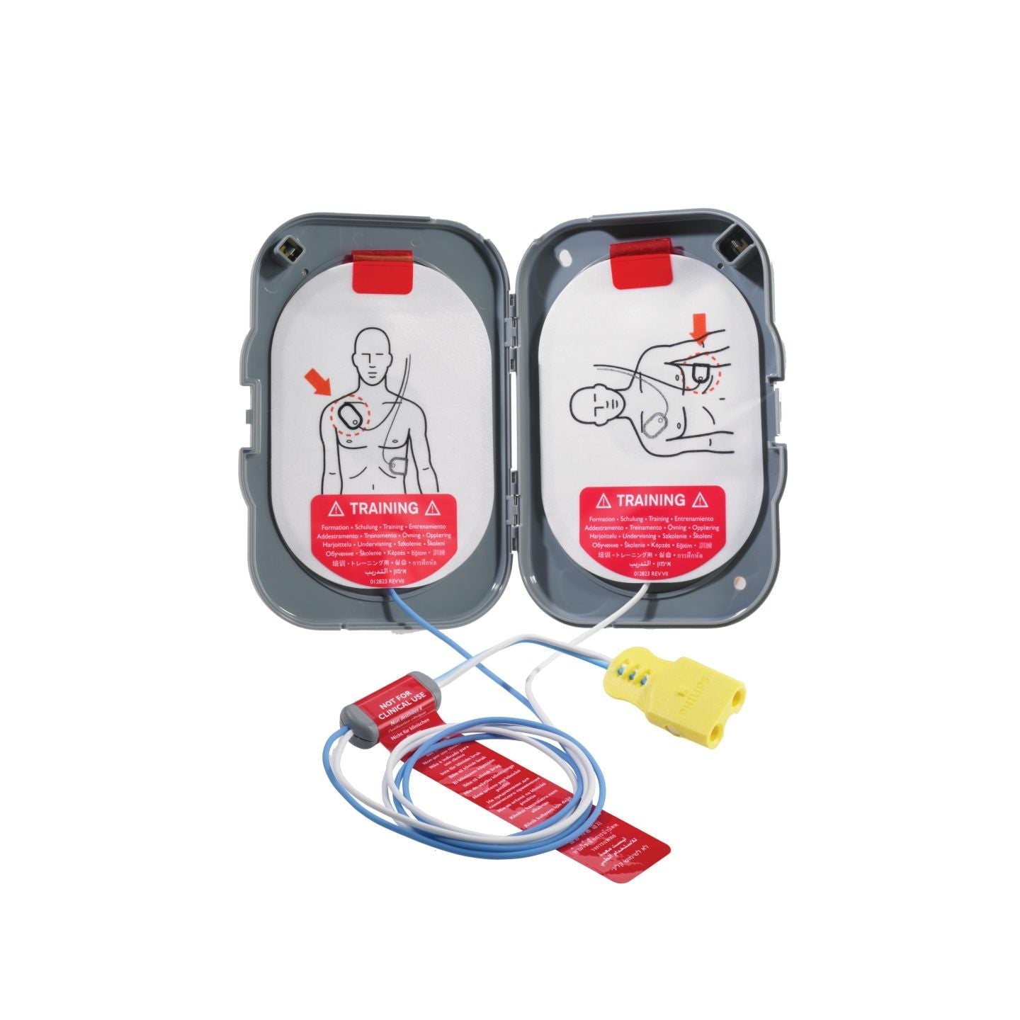 Philips HeartStart FRx Reusable AED Training Electrodes Cartridge