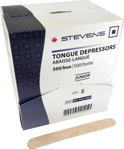 Tongue Depressor, Non Sterile,Wood, Junior 13.97 cm (5.5") - Box of 500