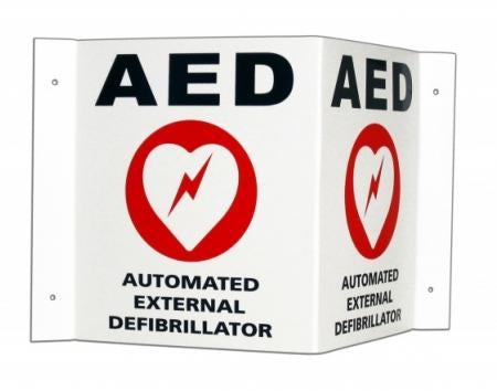 Kit de signalisation murale AED