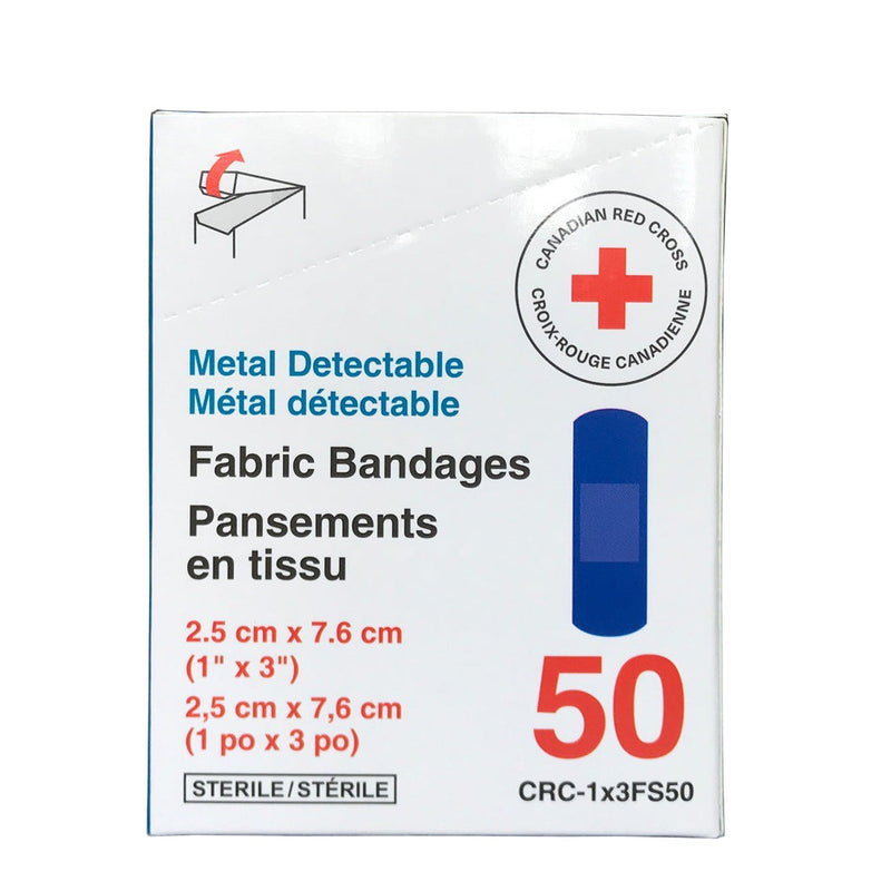 Fabric Bandage - 1" x 3" (Food Grade)