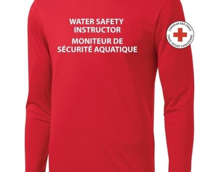 Chemise d'instructeur de sécurité aquatique de la Croix-Rouge canadienne