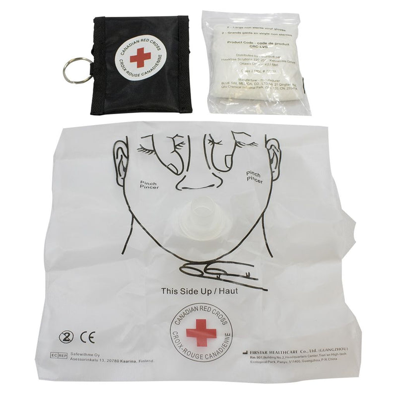 Porte-clés CPR avec gants
