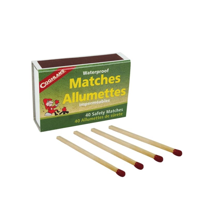 Allumettes étanches (40 allumettes par boîte)