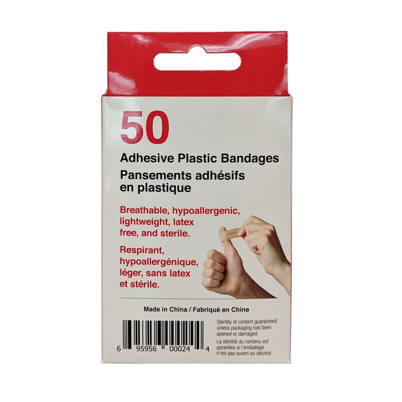 Plastic Bandages - 0.75" x 3"