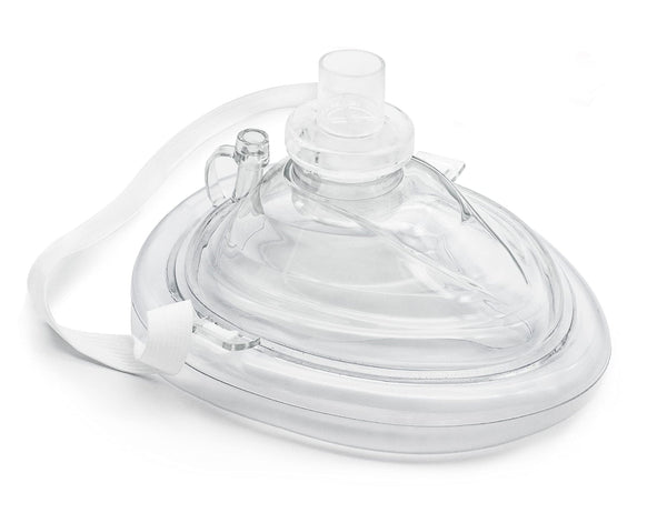 CPR Pocket Mask with One-Way Valve – Adult Rescue Breathing Barrier ...
