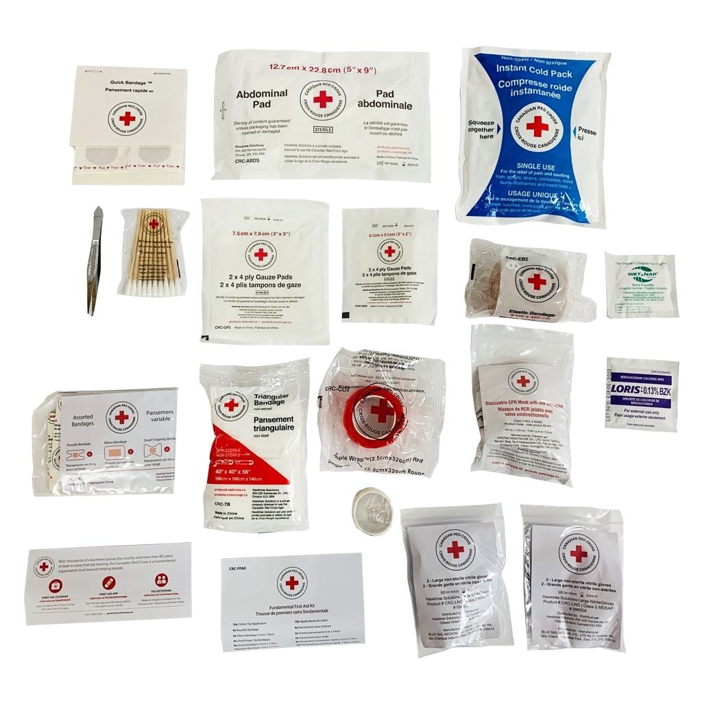 Trousse de premiers secours fondamentale